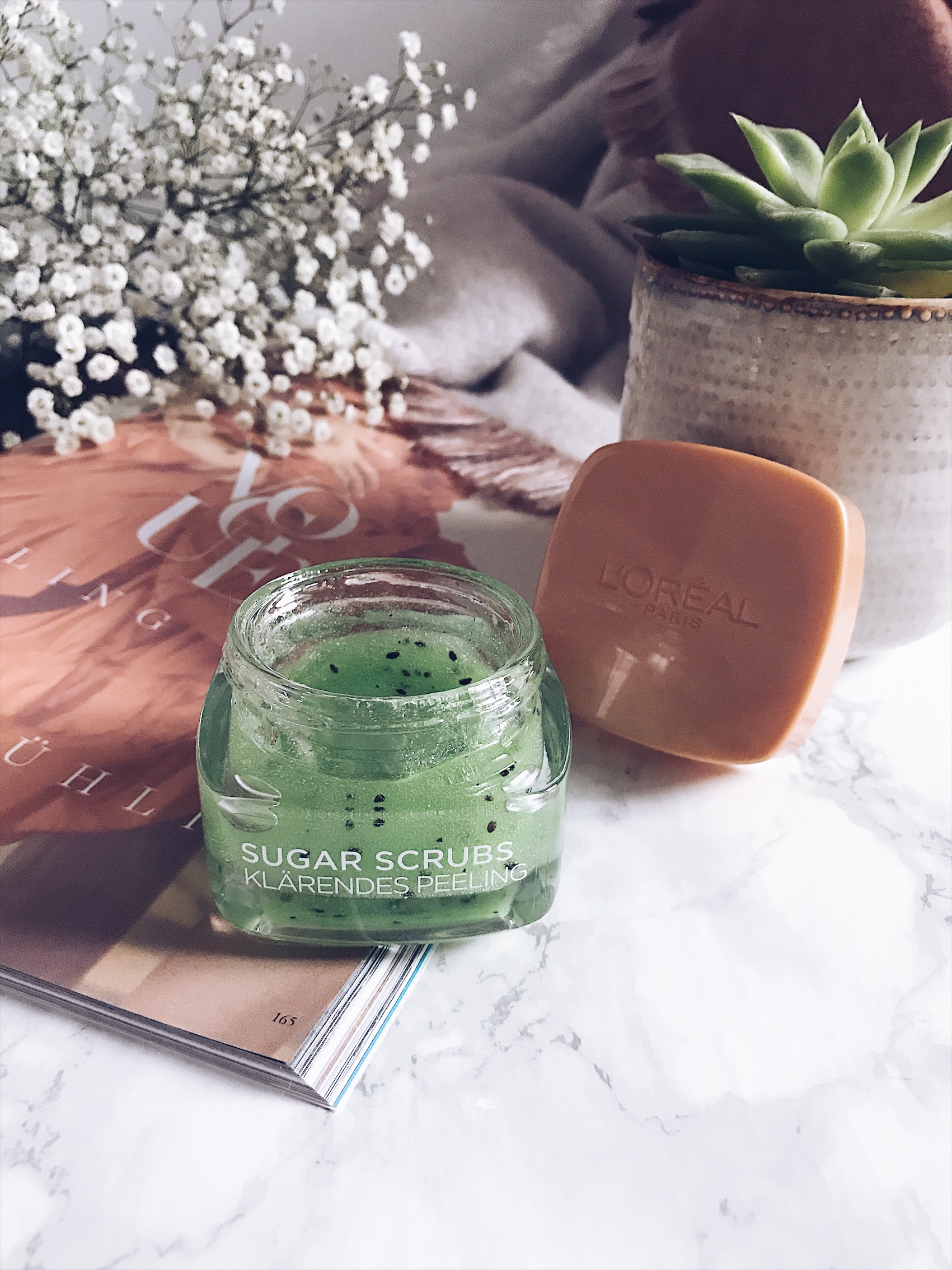 L'Oréal sugar scrub, Gesichtspeeling