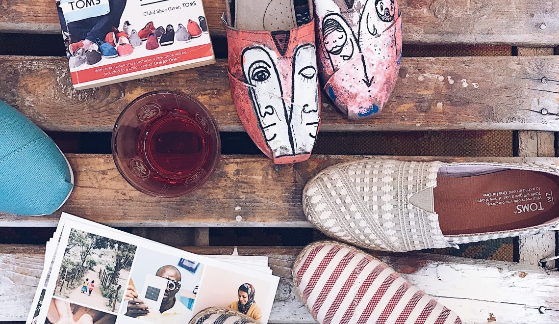 Toms Espadrilles, daisies and glitter