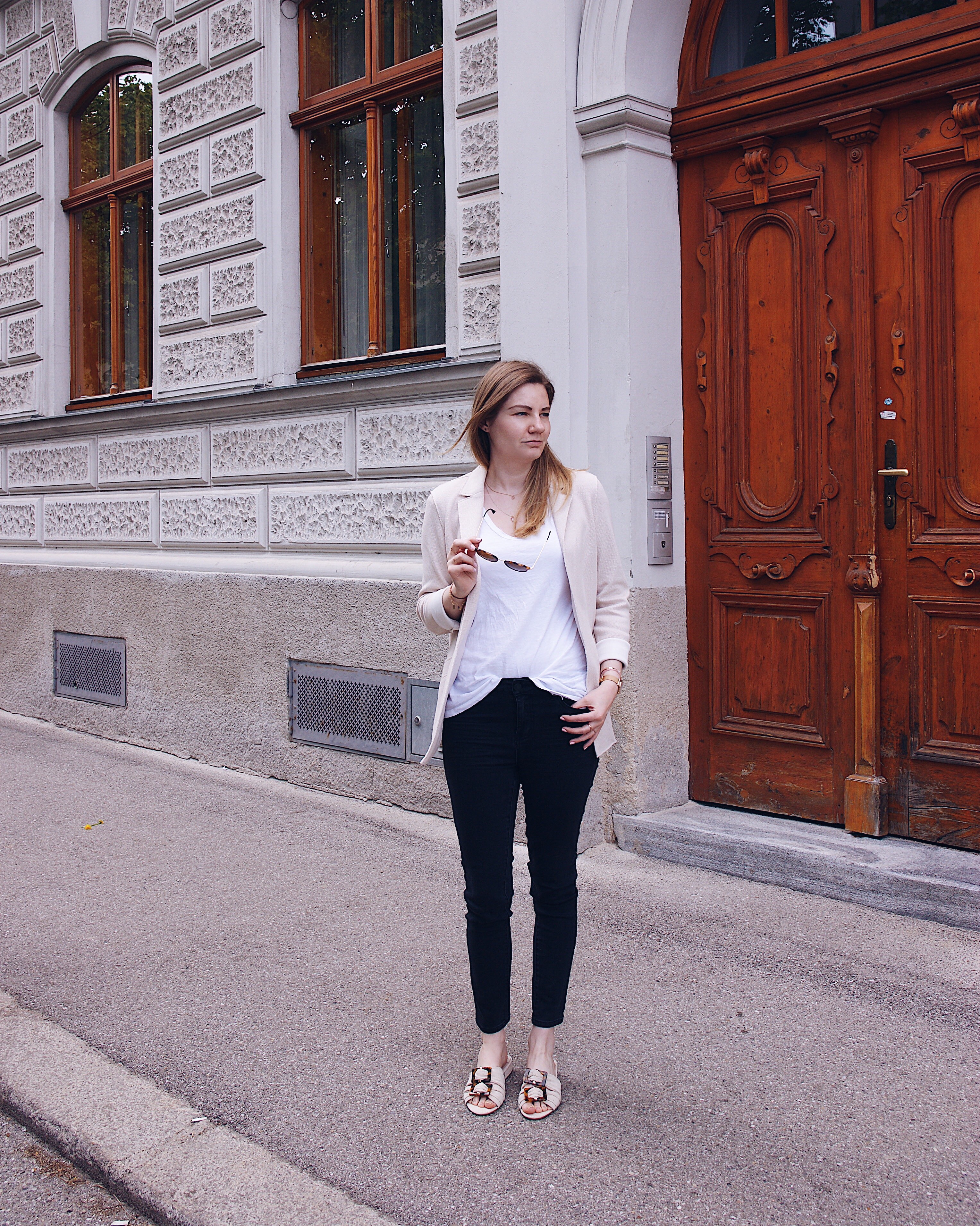 Topshop Blazer, daisies and glitter