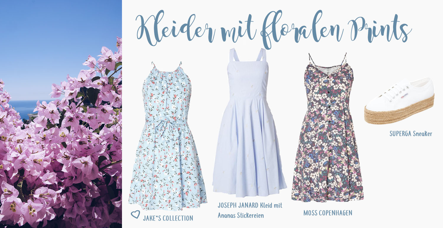 Kleider mit floralen Prints