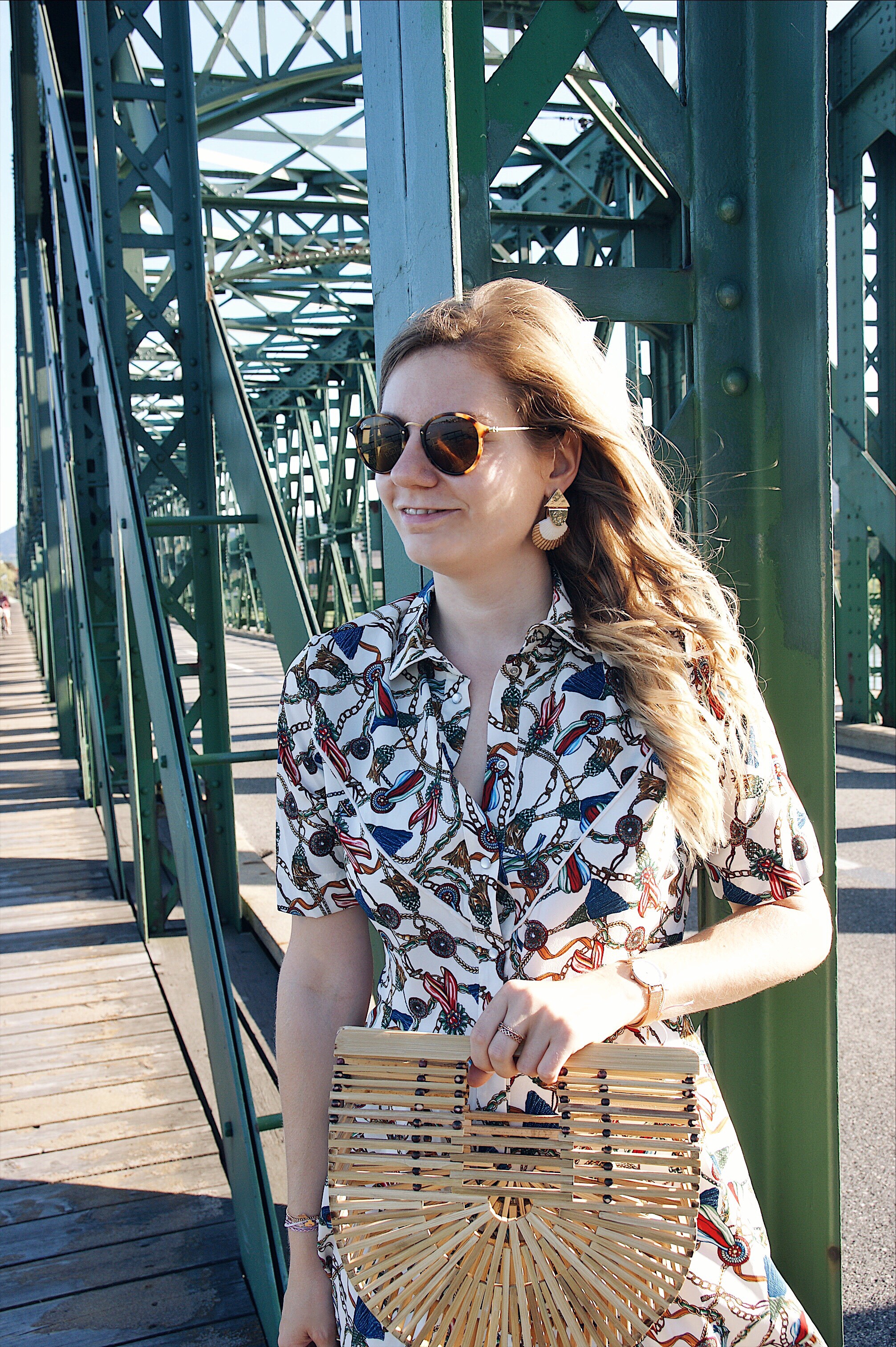 Scarf Print, Schalmuster Mango Kleid