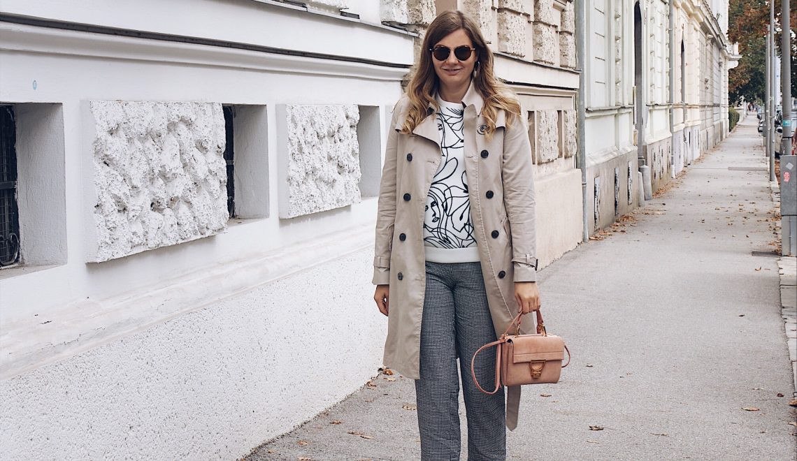 Trechcoat Herbst Outfit