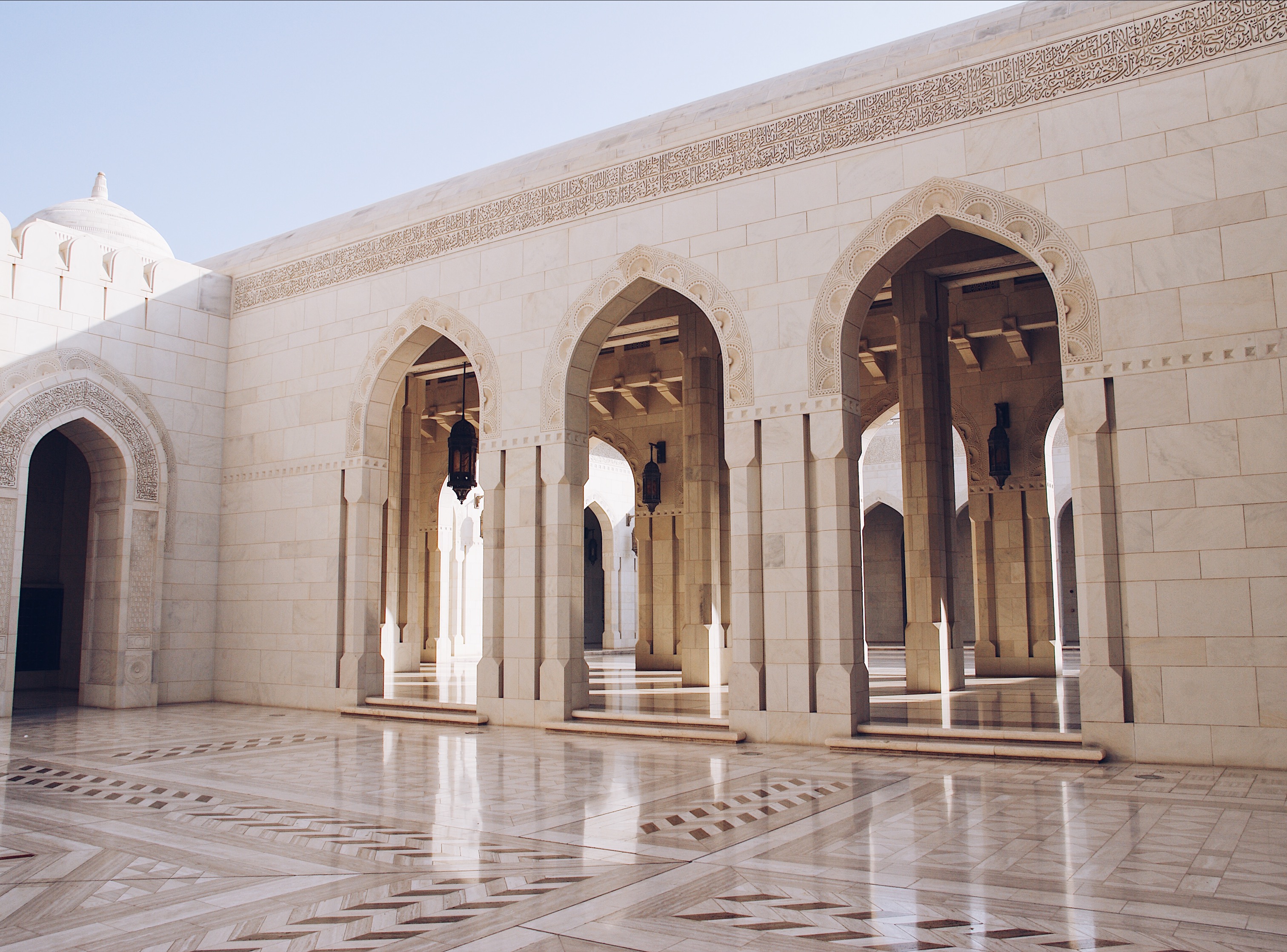 Muscat Große Sultan Quabus Moschee