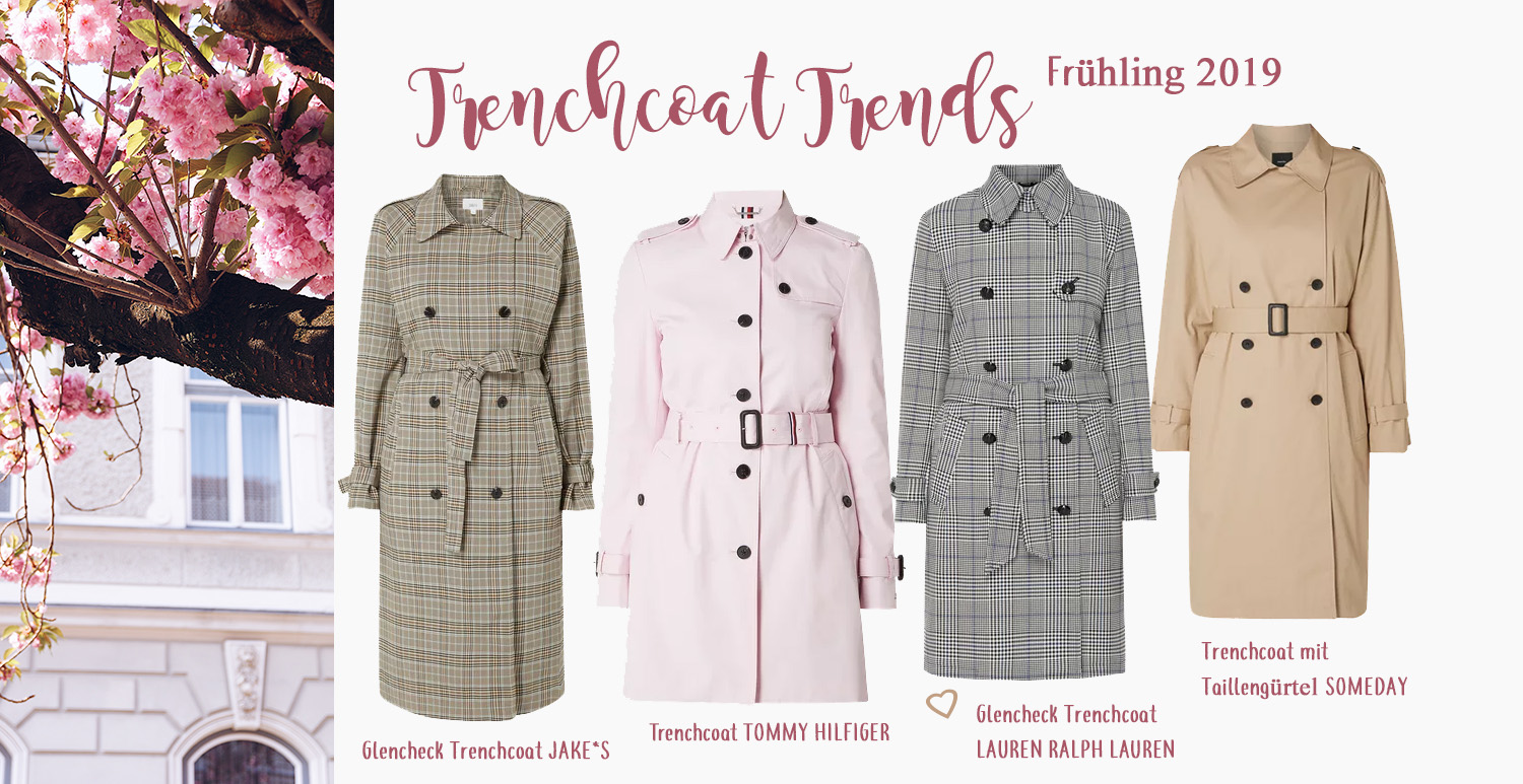 Trenchcoat Trends Frühling 2019