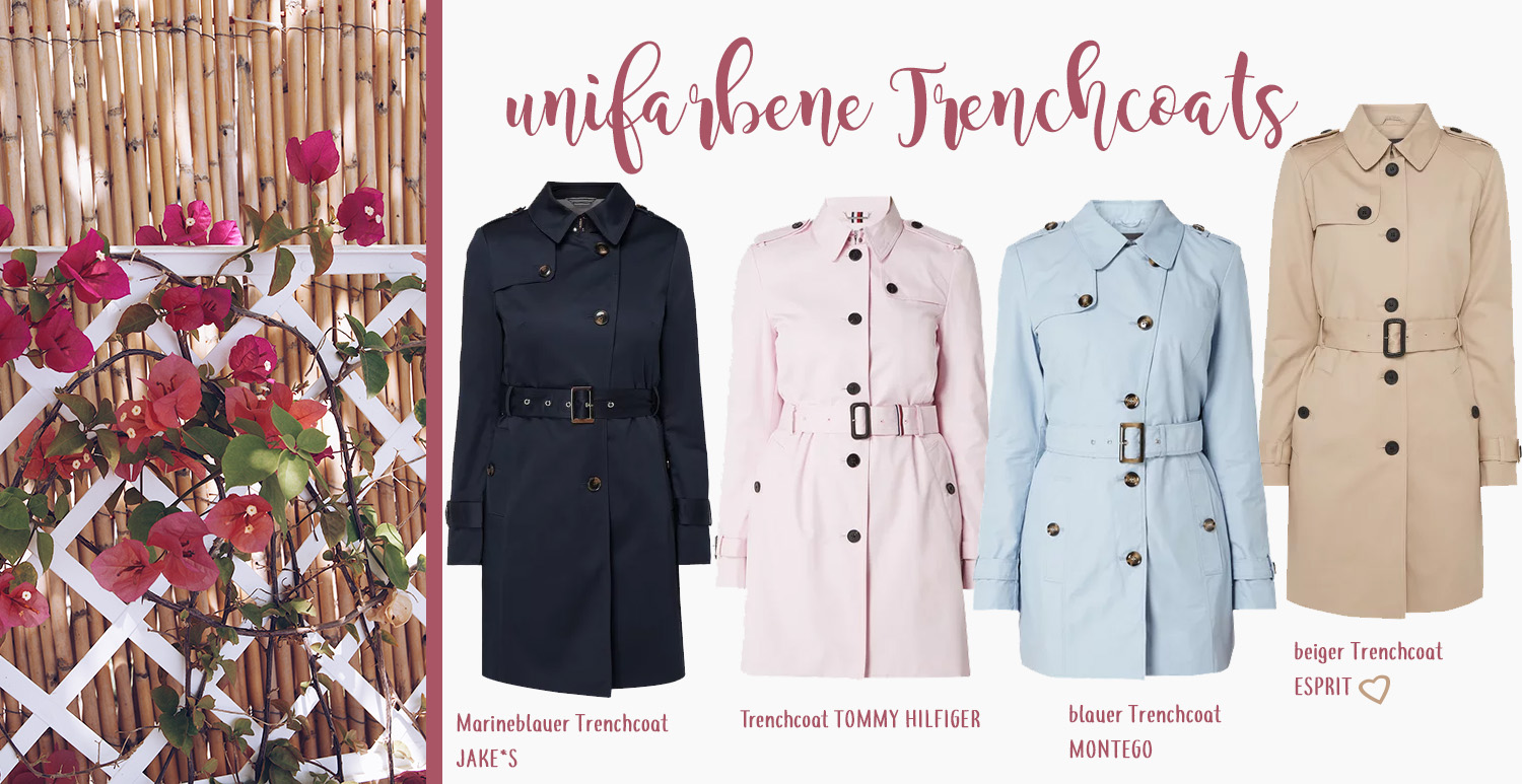 Trenchcoat Trends Frühling 2019