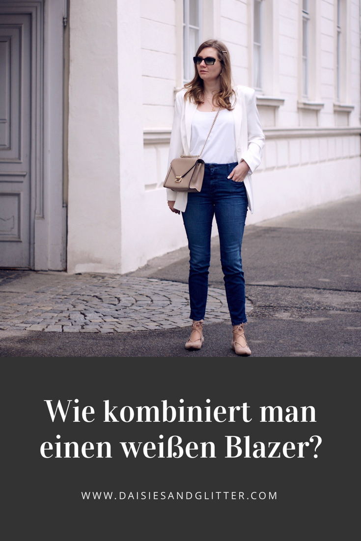 Weißen Blazer kombinieren 