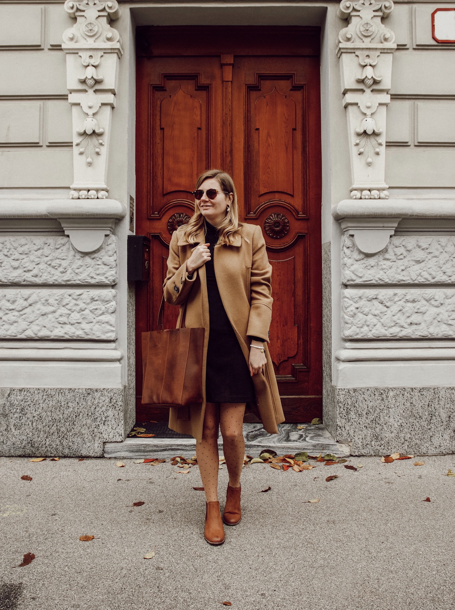 Outfit Herbst Camel coat