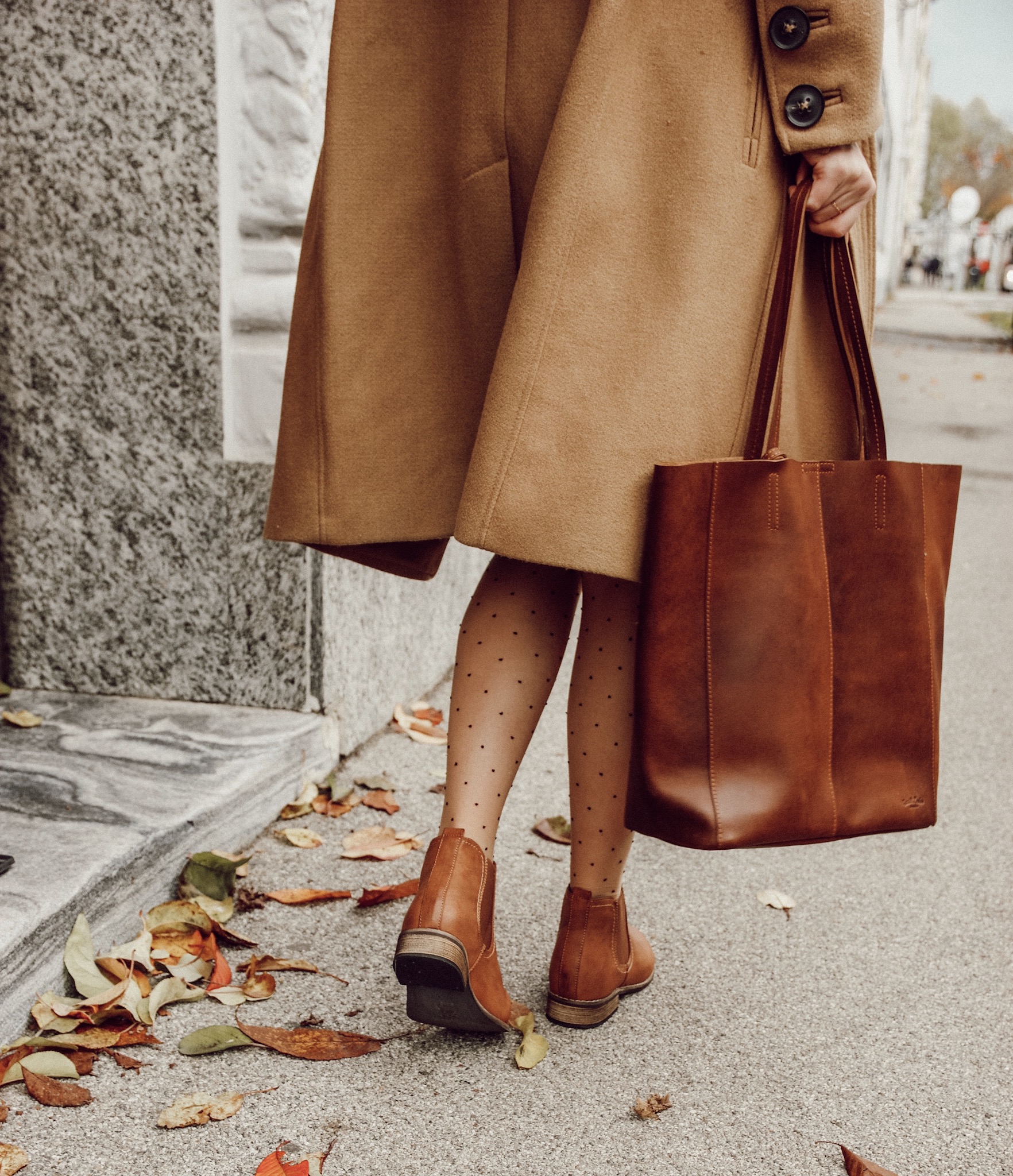Outfit Herbst Camel coat 