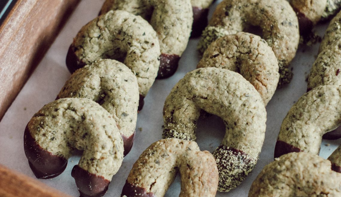 Kürbiskernkekse, Weihnachtskekse, Rezept, Krapferl