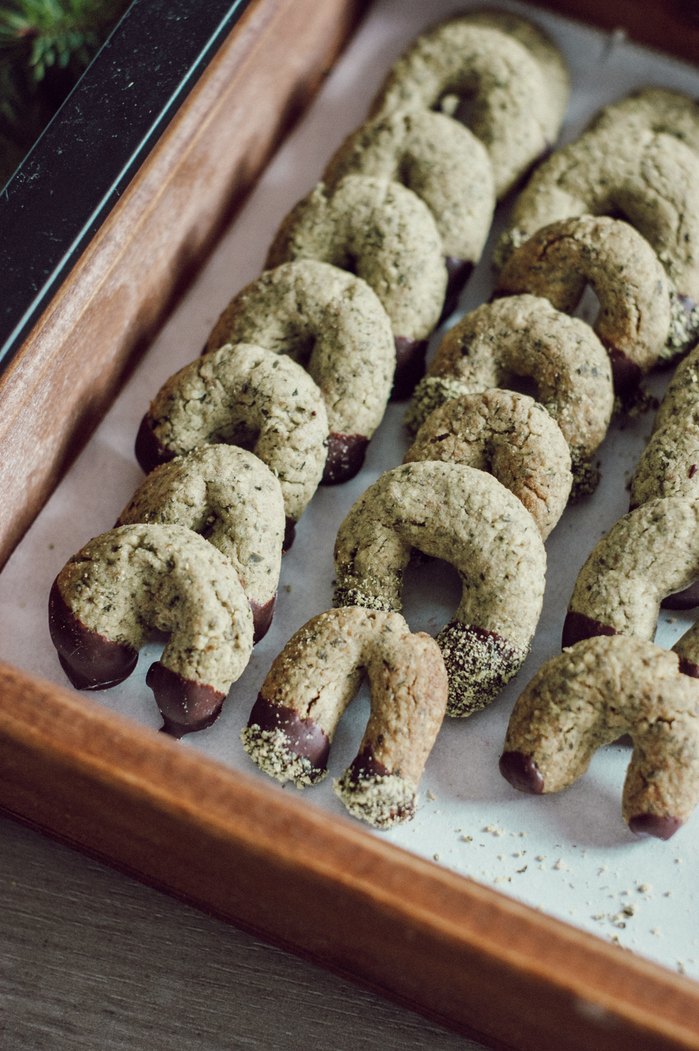 Kürbiskernkekse, Weihnachtskekse, Rezept, Krapferl