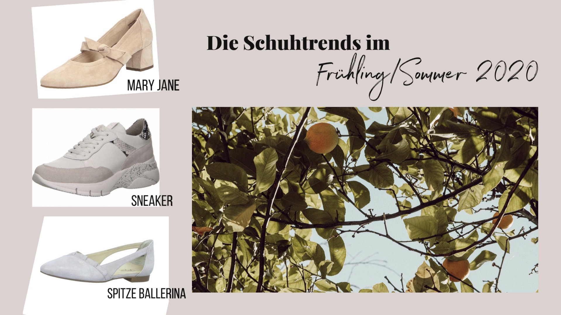 Schuh Trends Frühling Sommer 2020