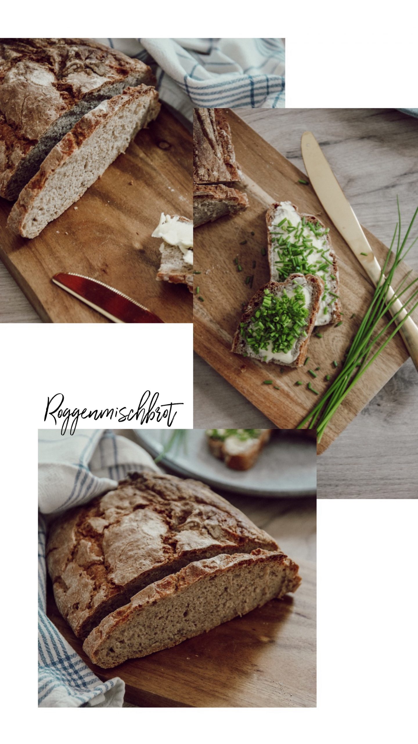 Roggenbrot backen, Brot backen