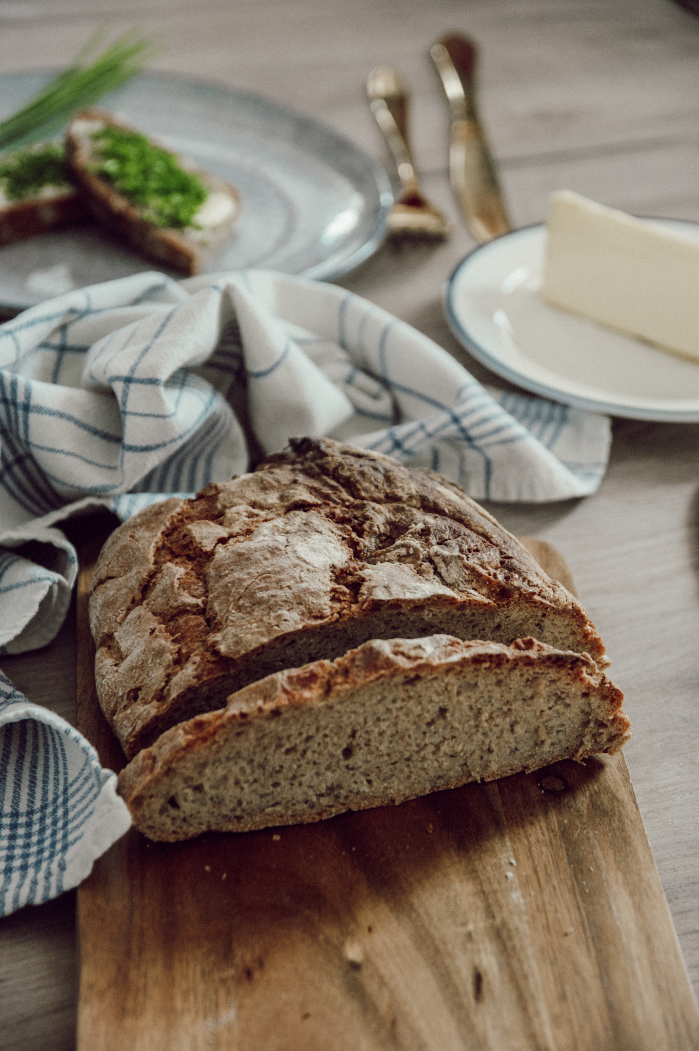 Roggenbrot backen, Brot backen