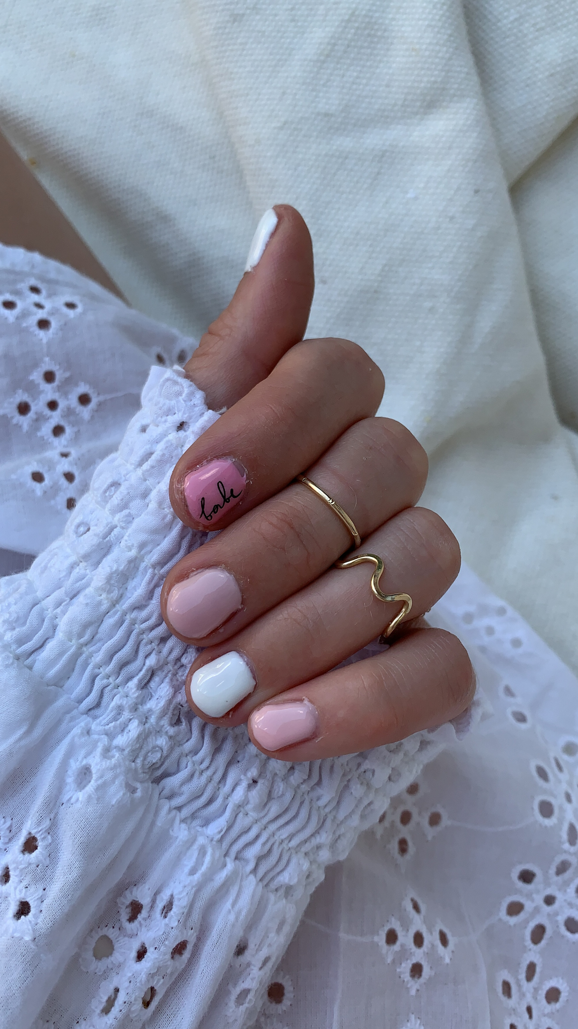 Striplac Review pink nails