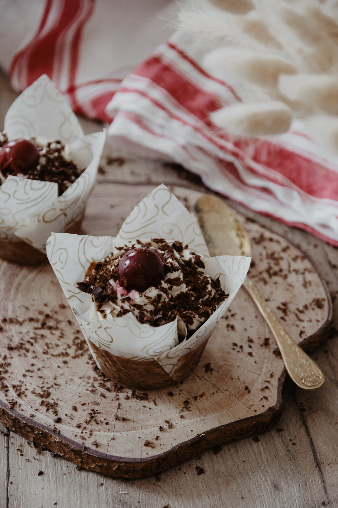 Schwarzwälder Kirsch Cupcakes Muffins