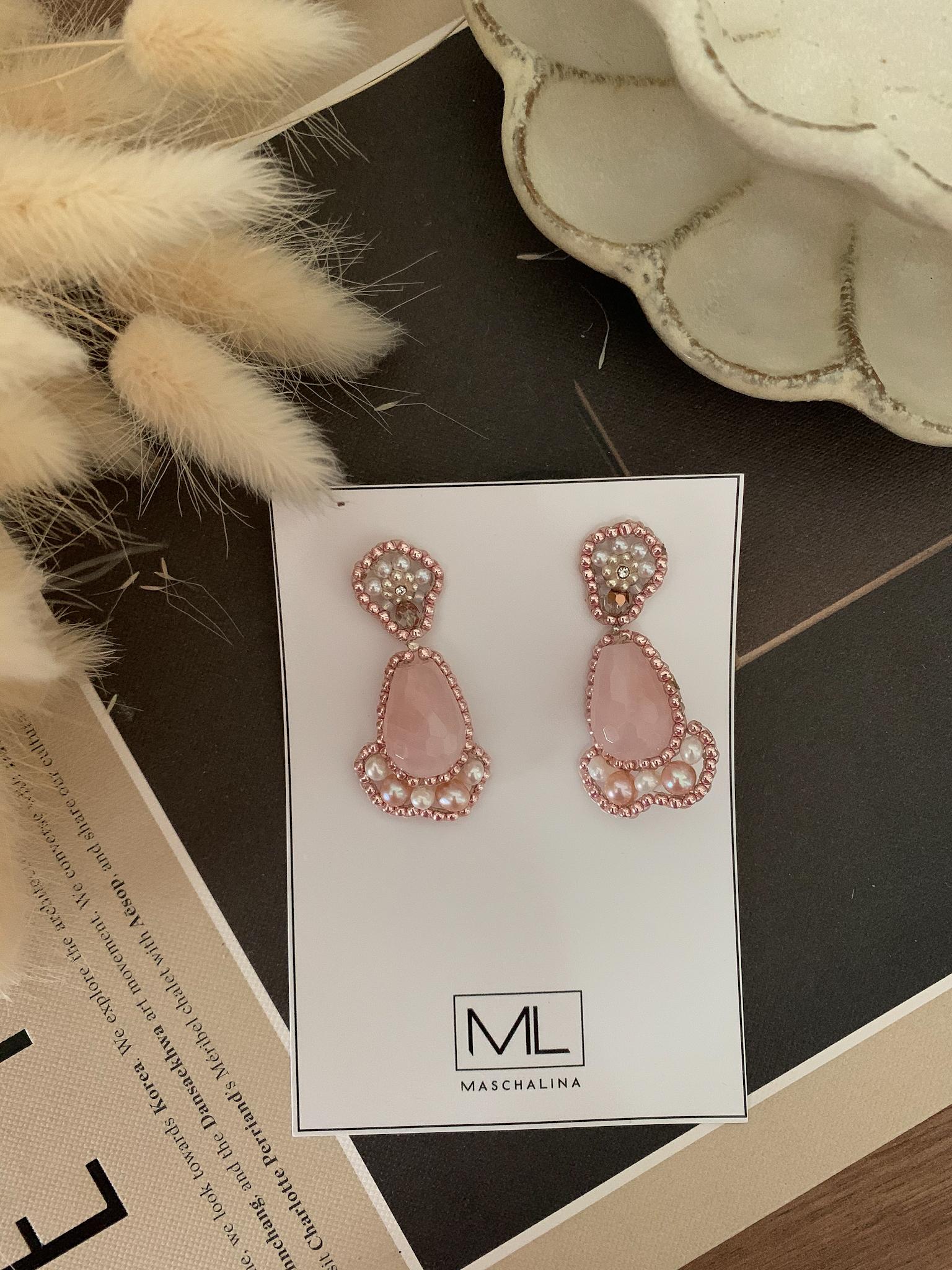 Maschalina Designs, Ohrringe, Pearl earrings