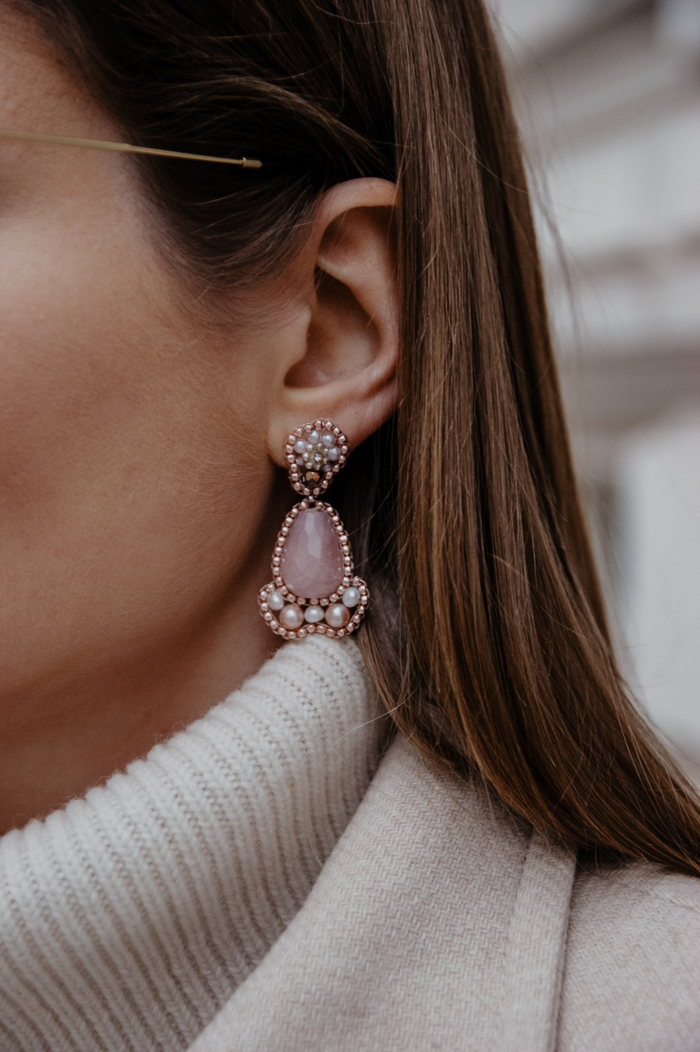 Maschalina Designs, Ohrringe, Pearl earrings