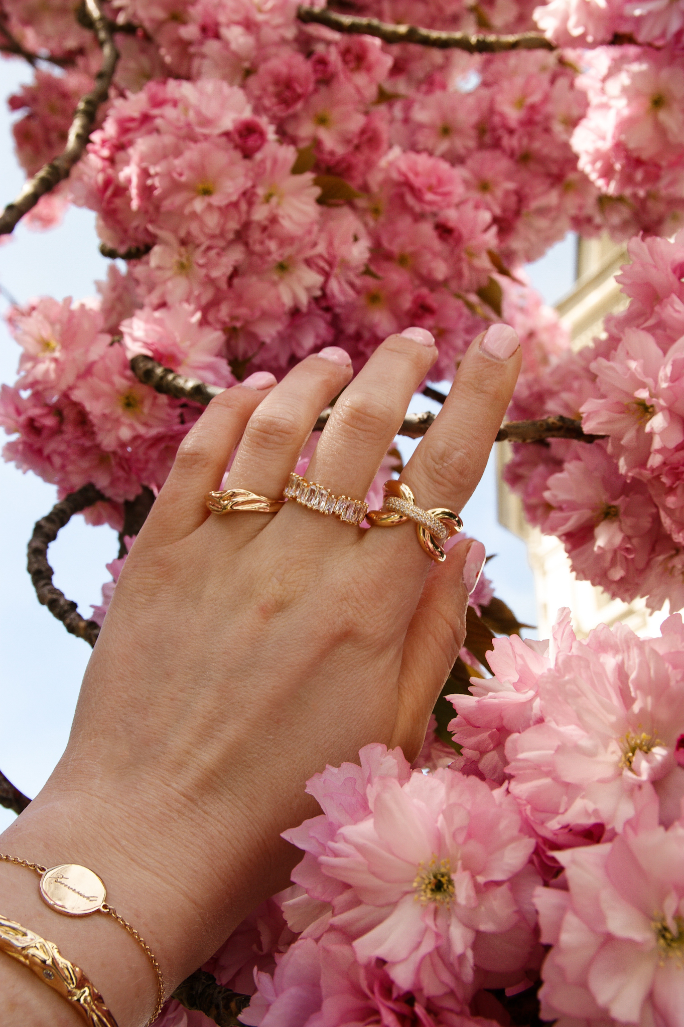 Sif Jakobs, Ringe, gold, statement, cherry blossom, Kirschblüten