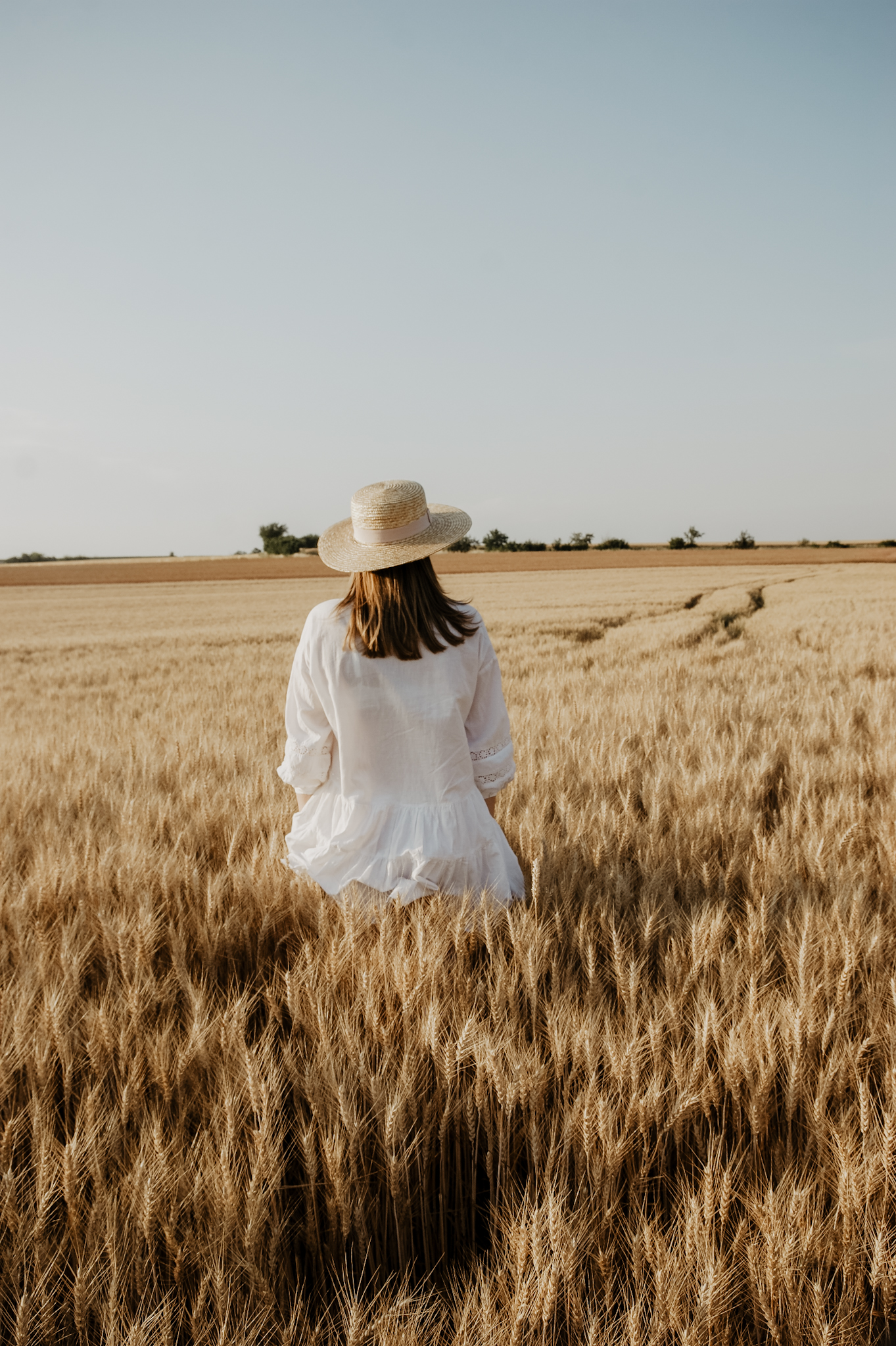 white summer dress Kornfeld