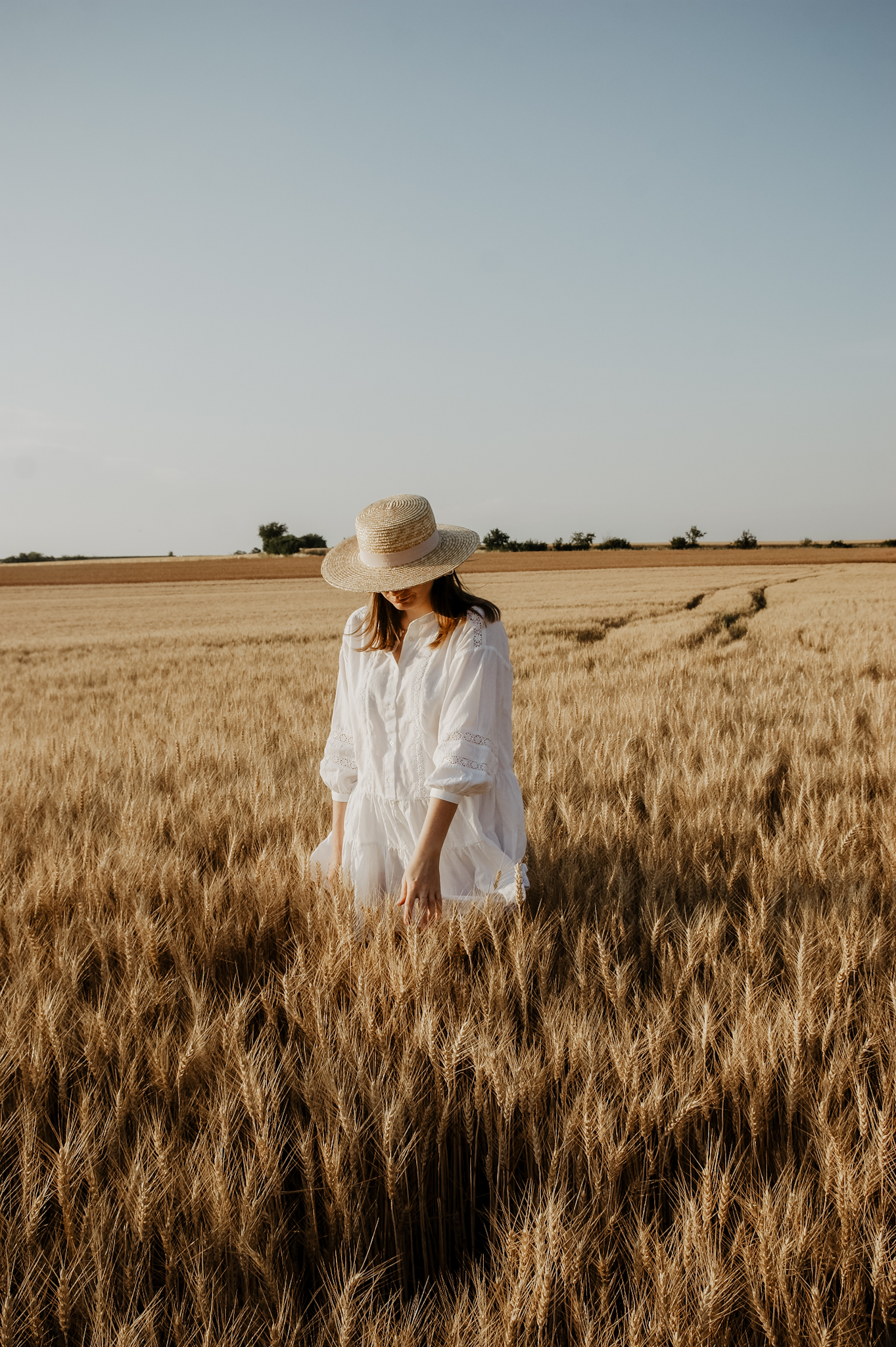 white summer dress Kornfeld