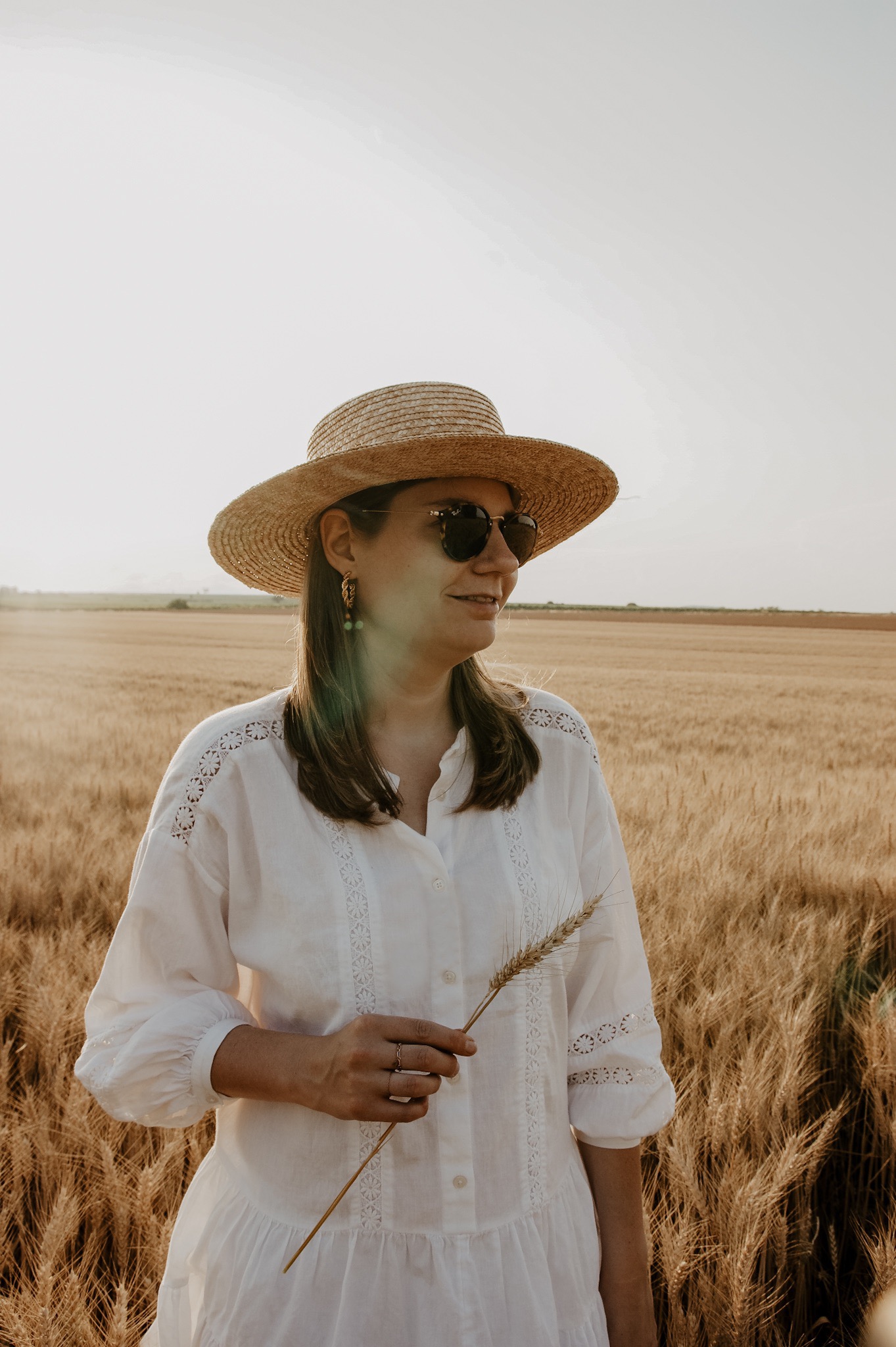 white summer dress Kornfeld