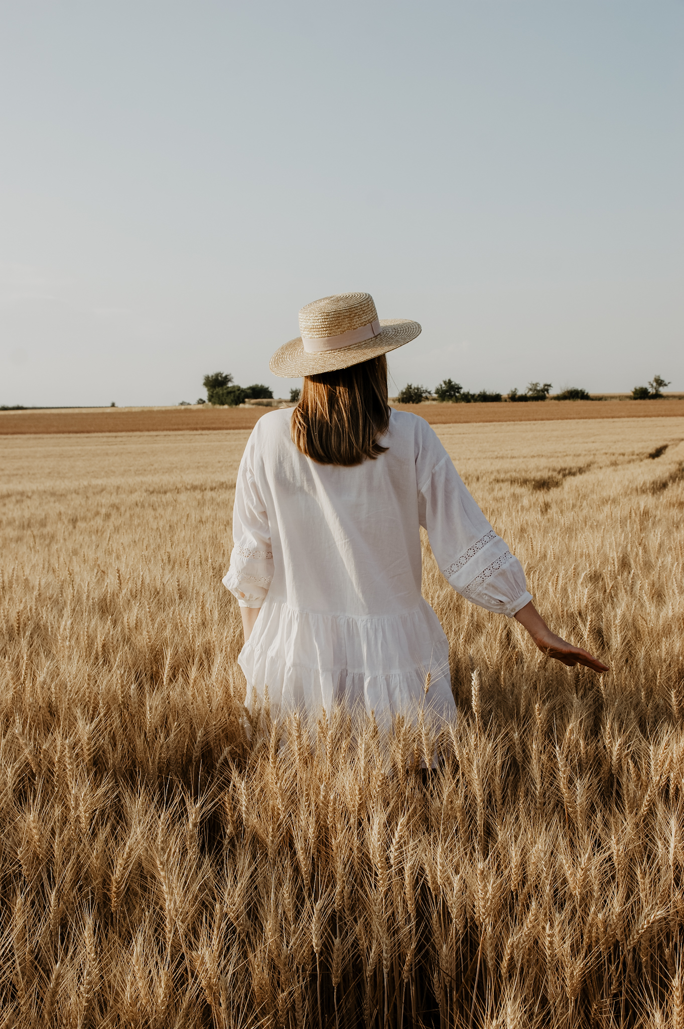 white summer dress Kornfeld