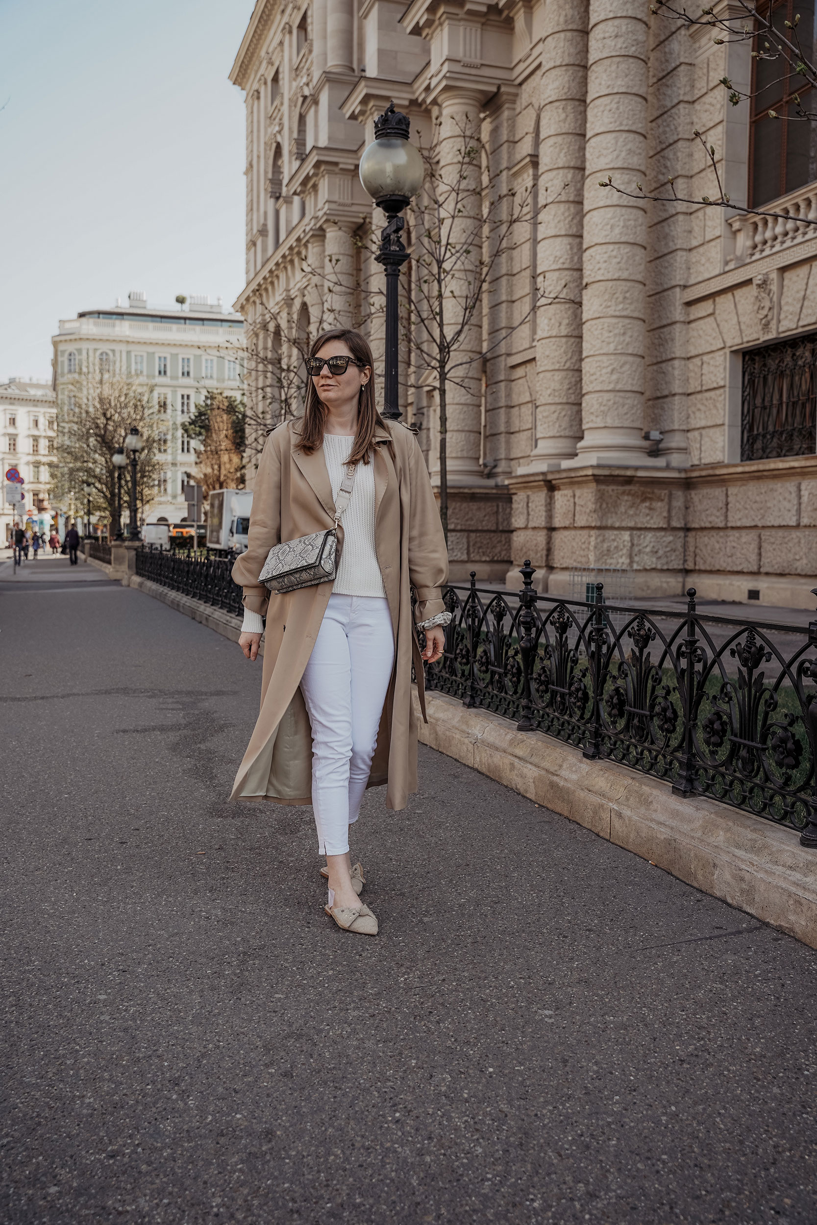 Trenchcoat spring outfit