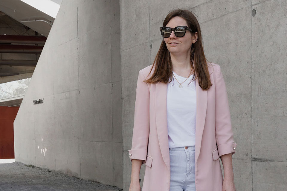 Spring Outfit mit rosa Zara Blazer – daisiesandglitter