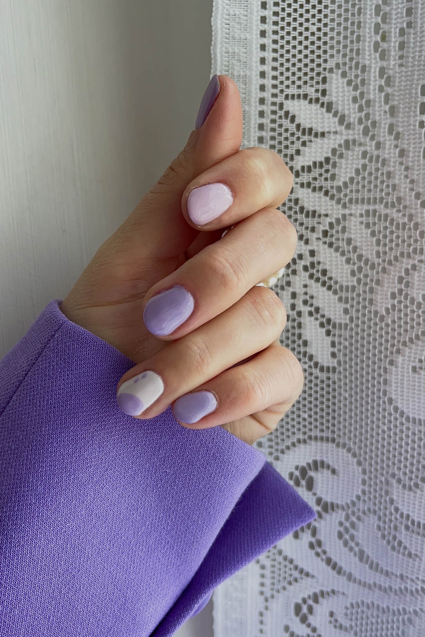 alessandro striplac lilac nails, lila Nagellack