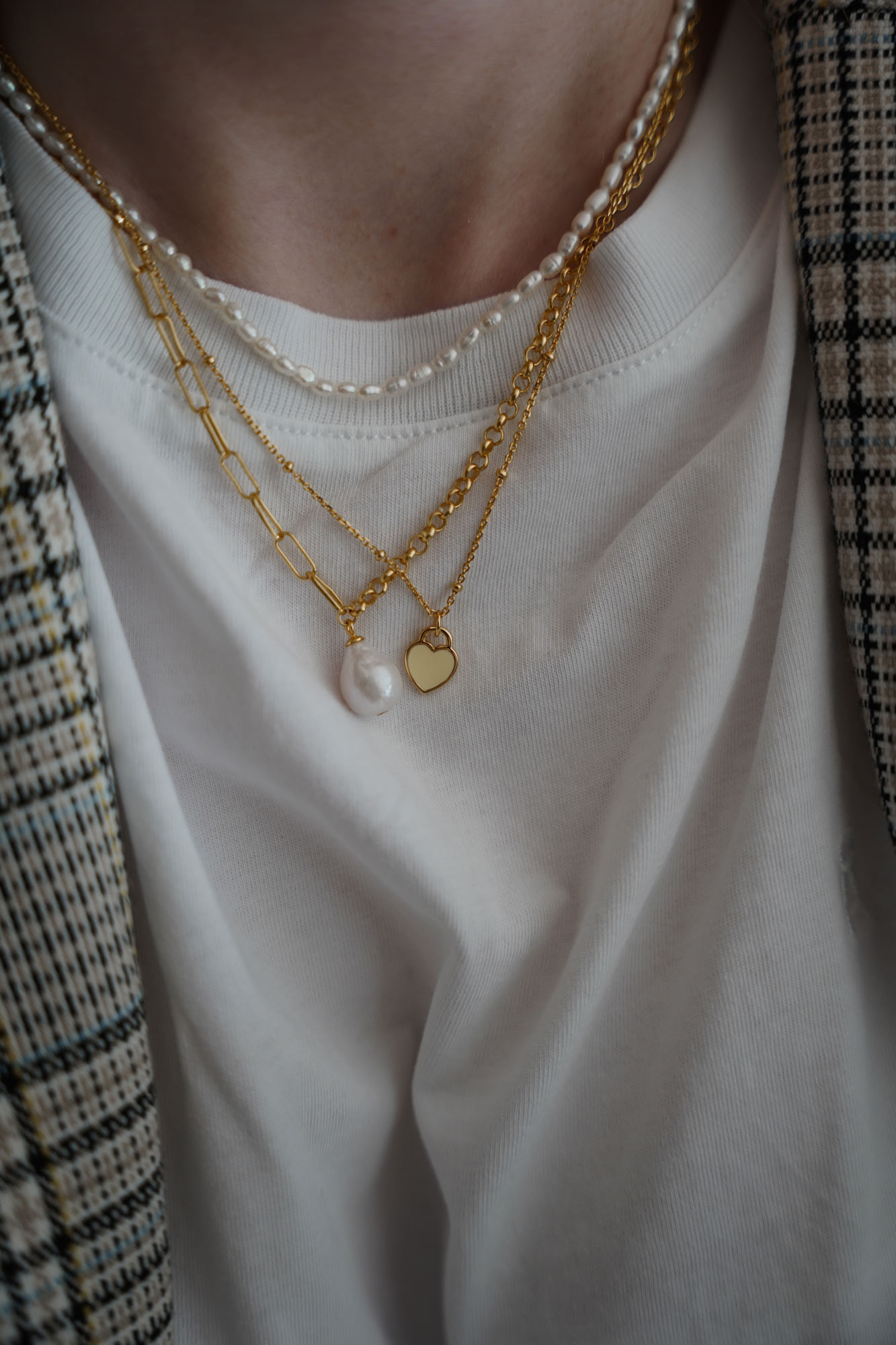 Ketten Layering Halsketten necklaces