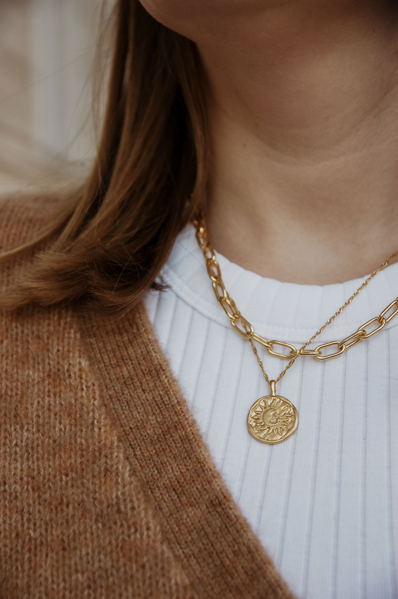 Ketten Layering Halsketten necklaces