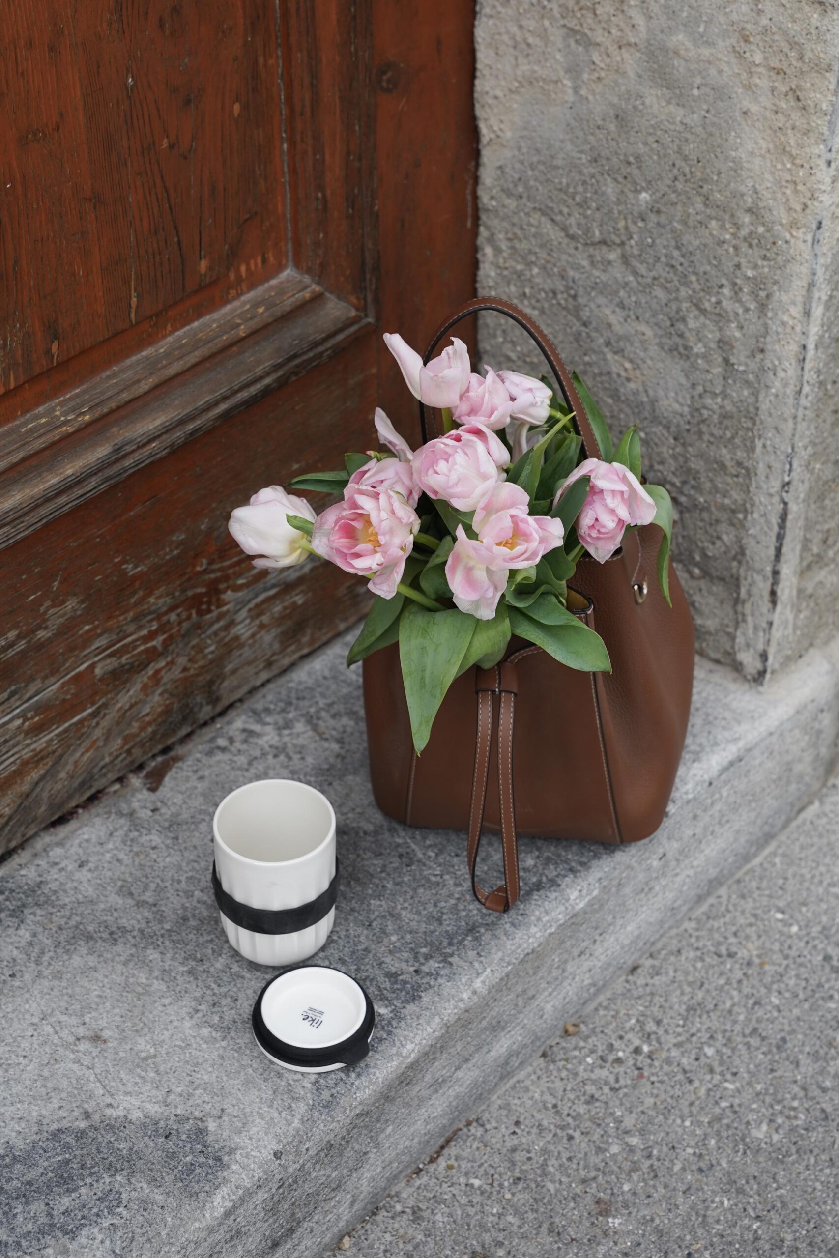 bucket bag Tulpen, villeroy boch coffee mug