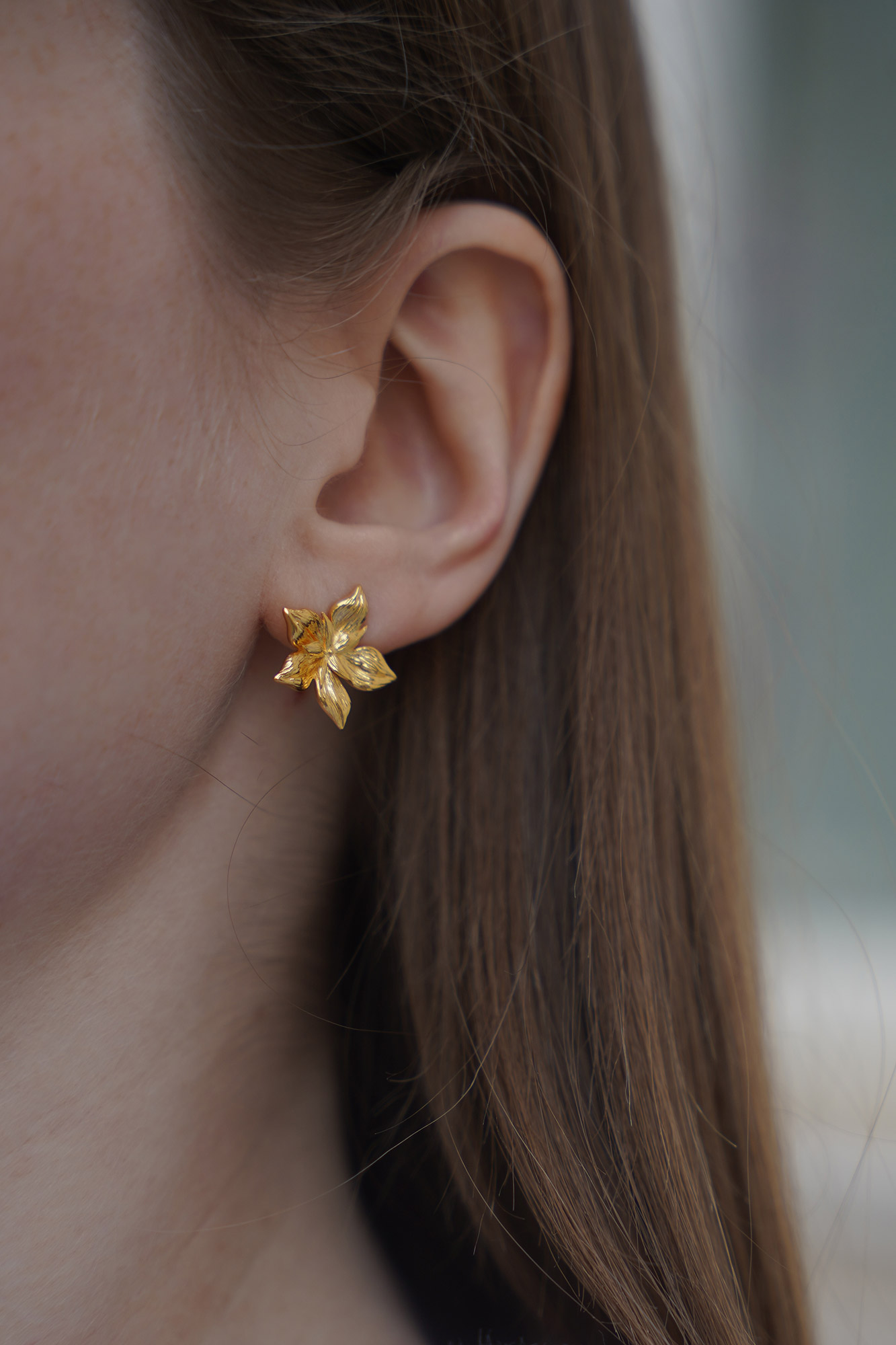 Safira earrings gold