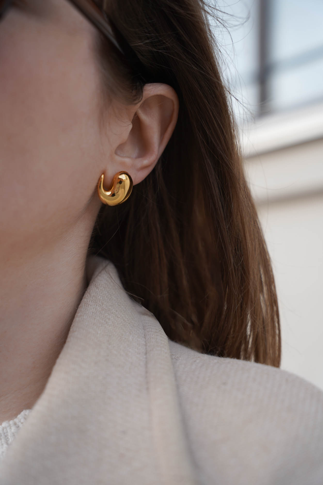 Monica Vinader, Nura wrap earrings, gold earrings, gold Ohrringe, gold vermeil,