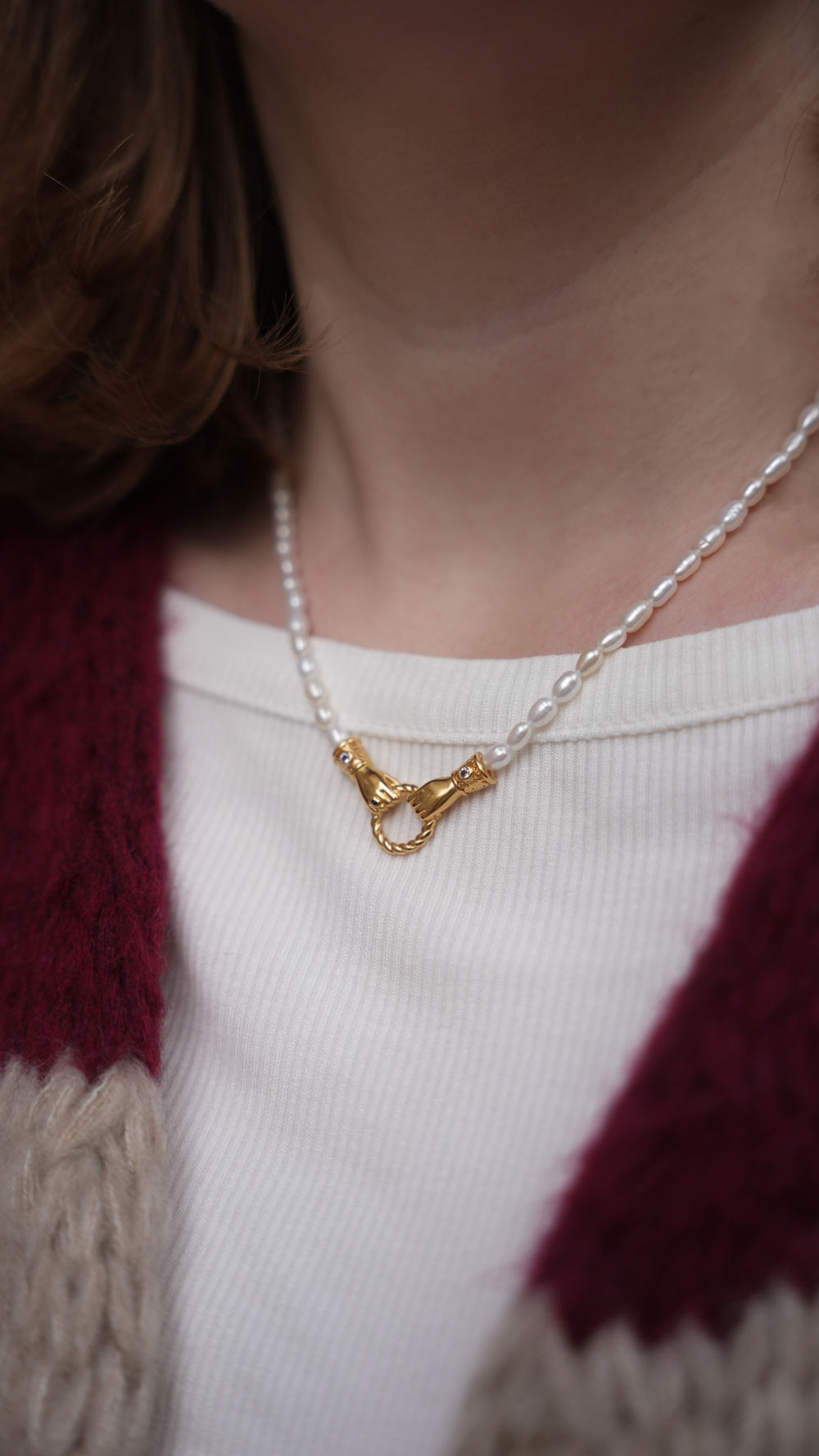 Missoma pearl necklace harris reed